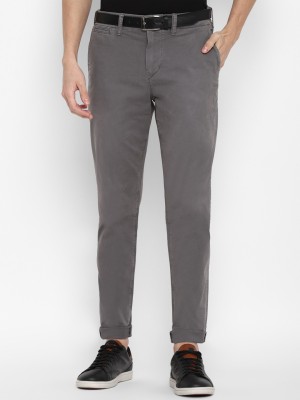 American Eagle Outfitters Slim Fit Men Grey Trousers