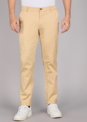 Arrow Sport Slim Fit Men Khaki Trousers
