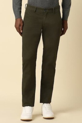 Allen Solly Regular Fit Men Green Trousers