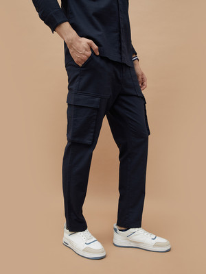 CODE by Lifestyle Regular Fit Men Blue Trousers
