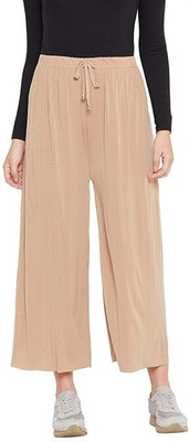 Khdijh Creation Regular Fit, Comfort Fit Women Beige Trousers