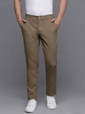 Louis Philippe Sport Slim Fit Men Khaki Trousers