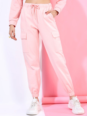 Tokyo Talkies Regular Fit Women Pink Trousers