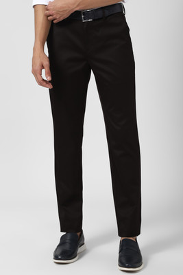 PETER ENGLAND Slim Fit Men Brown Trousers