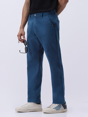 Urbano Fashion Regular Fit Men Blue Trousers