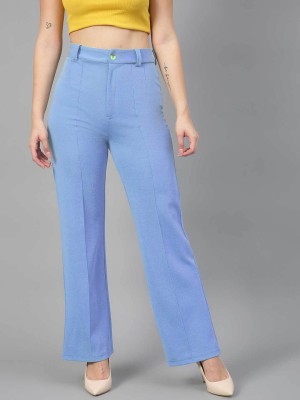 sareesy Regular Fit Women Light Blue Trousers