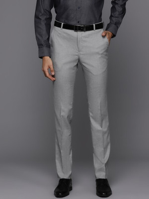 Raymond Slim Fit Men Grey Trousers