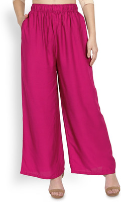 Averno Relaxed Women Pink Trousers