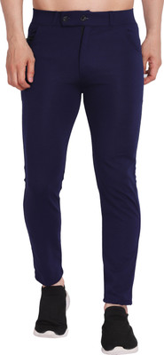 HRG Regular Fit Men Blue Trousers