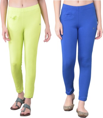 Comfort Lady Relaxed Women Light Green, Blue Trousers