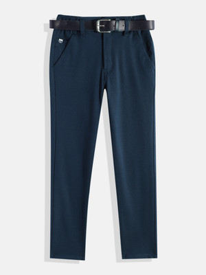 CAVIO Regular Fit Boys Blue Trousers
