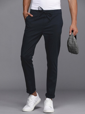 WROGN Slim Fit Men Blue Trousers