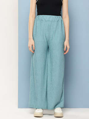 METRONAUT Regular Fit Women Blue Trousers