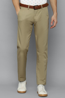 Allen Solly Slim Fit Men Khaki Trousers
