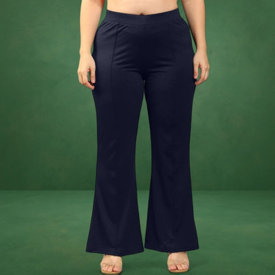 nitafashion Comfort Fit, Regular Fit Women Dark Blue Trousers