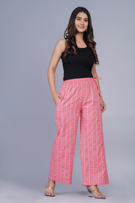BADAM TEXTILE Regular Fit Women Pink Trousers