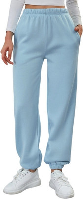 OMAYA Regular Fit Women Light Blue Trousers