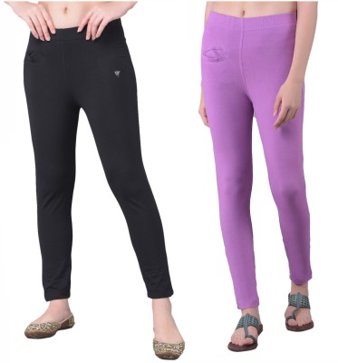 Comfort Lady Relaxed Women Black, Pink Trousers