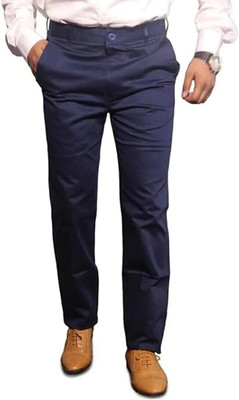 Breakthrough Slim Fit Men Blue Trousers