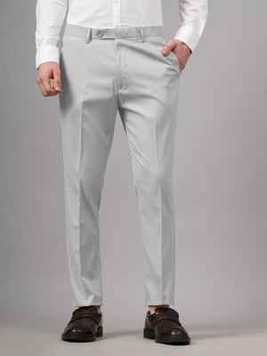 MANCREW Regular Fit Men Grey Trousers