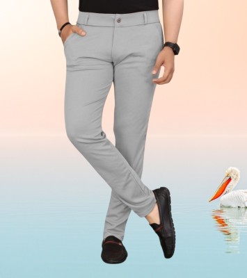 Tip Top Regular Fit Men Grey Trousers