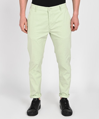 FLYING MACHINE Slim Fit Men Grey Trousers