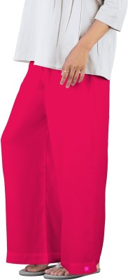 Twin Birds Relaxed Women Pink Trousers