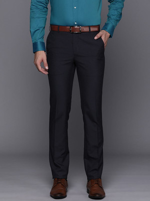 Raymond Slim Fit Men Dark Blue Trousers