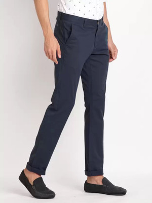 FUBAR Slim Fit Men Blue Trousers