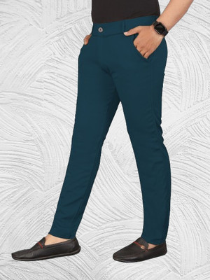 Nortex Regular Fit Men Blue Trousers
