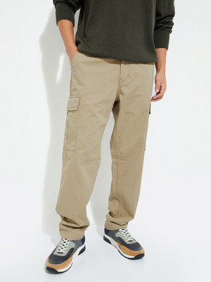 MAX URB_N Regular Fit Men Beige Trousers