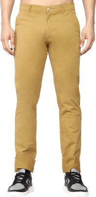 JUST BLACK Regular Fit Men Khaki Trousers