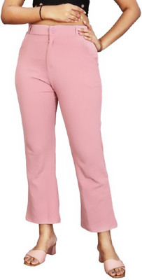 SAMRIDDH ENTERPRISE Regular Fit Women Pink Trousers