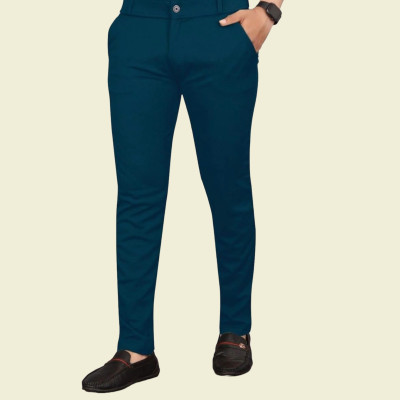 VIJETAGARMENTS Regular Fit Men Blue Trousers