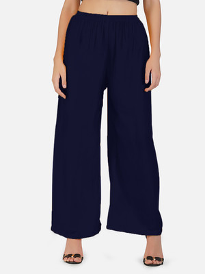 Siobhan Regular Fit Women Dark Blue Trousers