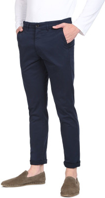 U.S. POLO ASSN. Regular Fit Men Blue Trousers
