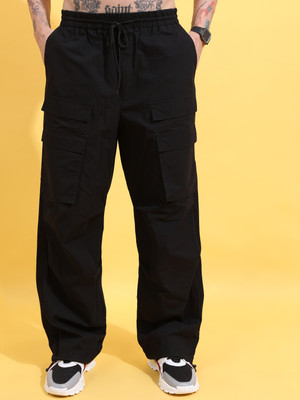 HIGHLANDER Relaxed Men Black Trousers