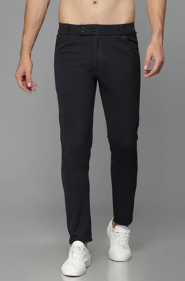 chirag entprises Regular Fit Men Black Trousers