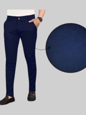 Nitya TrackP Regular Fit Men Blue Trousers