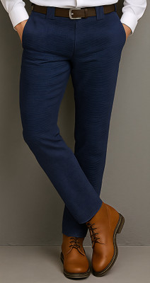 DSV Straight Fit Men Black, Blue, Grey Trousers