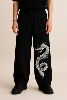 avinexx Relaxed Men Black Trousers