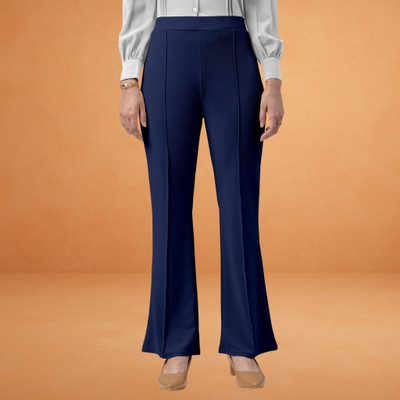 nitafashion Loose Fit Women Dark Blue Trousers
