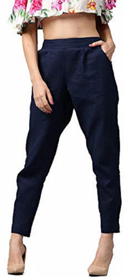 Mohu Regular Fit Women Black Trousers