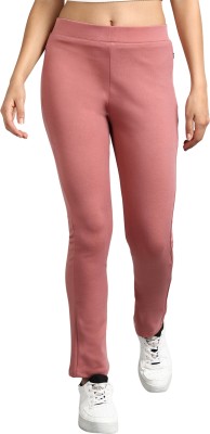 Qeboo Tapered Women Pink Trousers