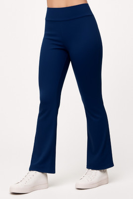 dreamwearr garments Flared Women Dark Blue Trousers
