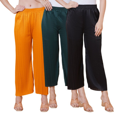 Kintu Parantu Regular Fit Women Multicolor Trousers