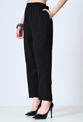 MAURYA Regular Fit Women Black Trousers