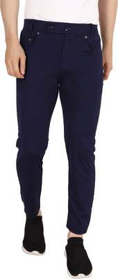 SR ENTERPISES Regular Fit Men Blue Trousers