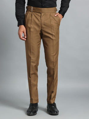 VIVA TRENDZ Regular Fit Men Brown Trousers