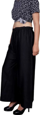 HouseOfCommon Regular Fit Women Black Trousers